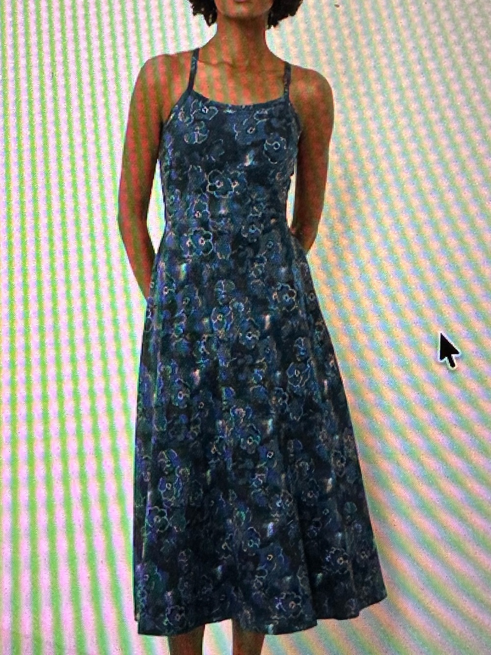 Pact Fit and Flare Floral Midi Dress